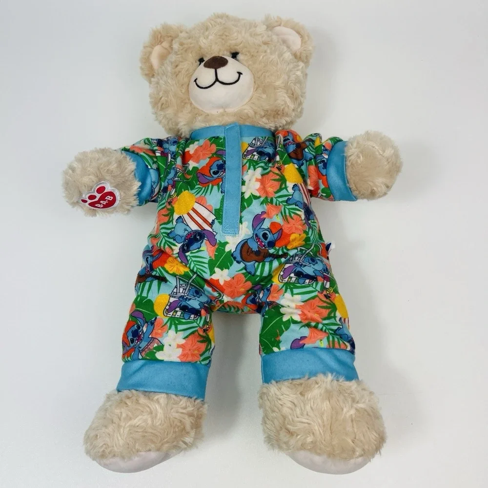 Build a Bear Happy Hugs Teddy Disney Stitch Sleeper Soft Stuffed Plush 16